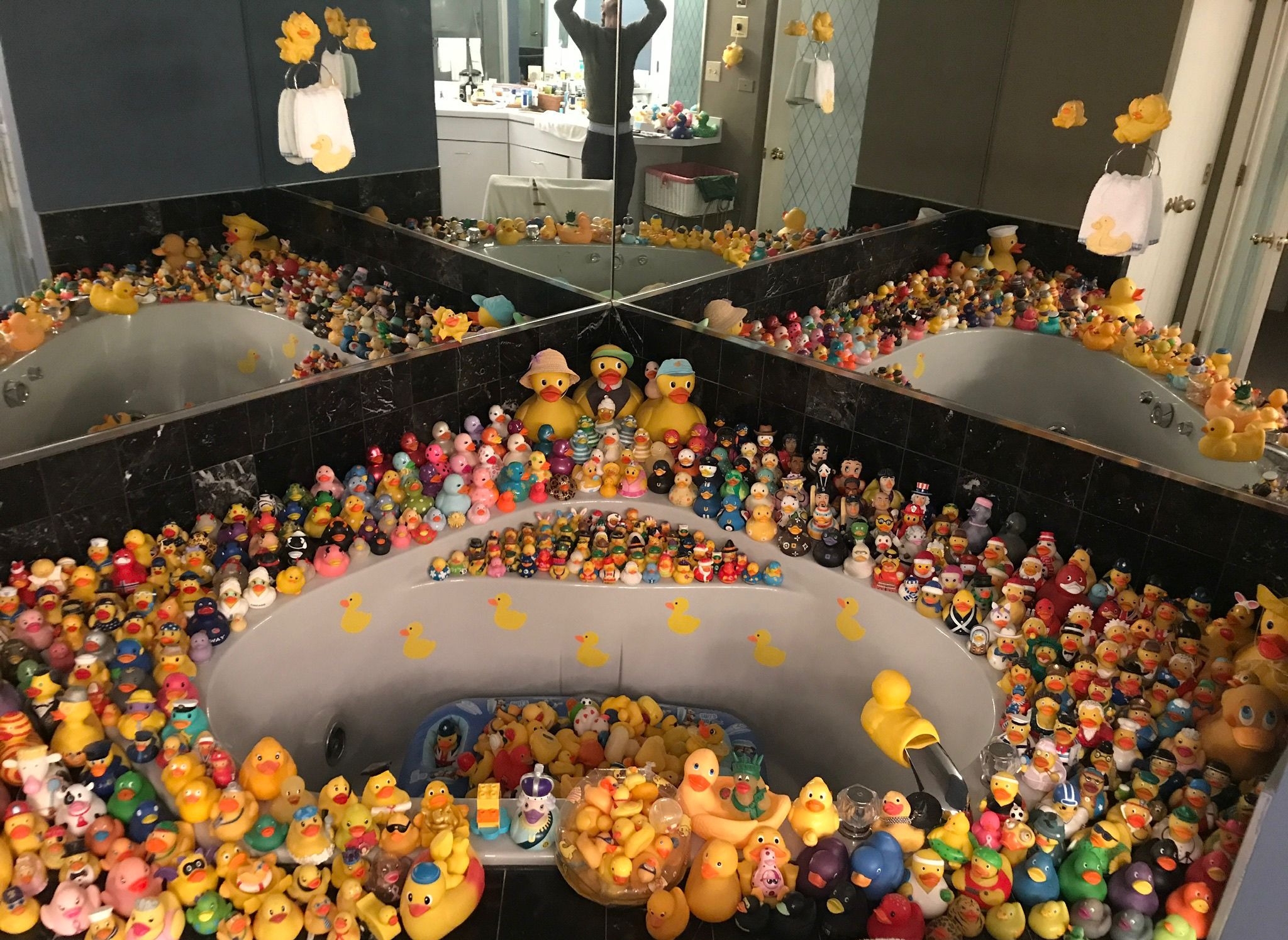 Alice's original rubber duck collection